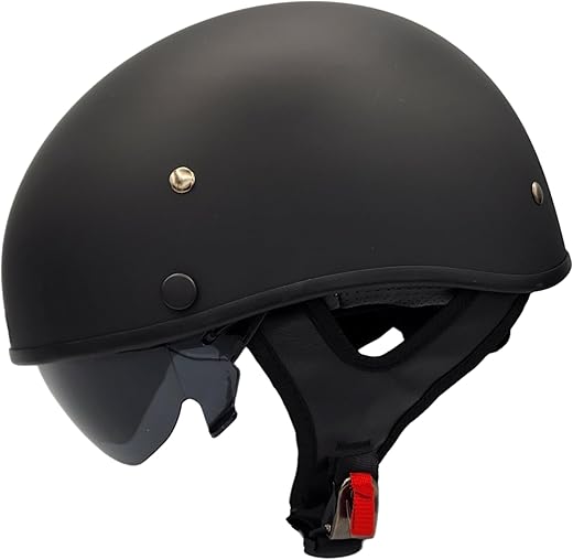 VEGA Warrior Motorcycle Half Helmet With Sunshield