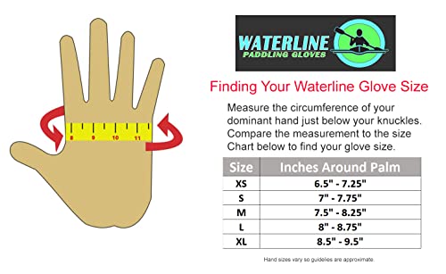 Waterline Full Finger Paddling Gloves for Kayaks - Image 5