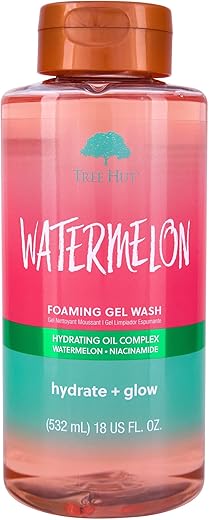 Tree Hut Watermelon Nourishing Foaming Gel Wash, 18 oz