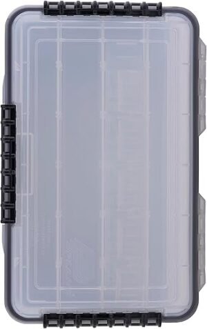 Plano Waterproof 3700 Tackle Box, Clear/Red