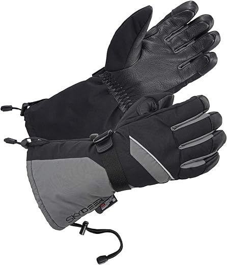 SKYDEER Waterproof Deerskin Leather Ski Gloves SD8648T