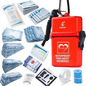 deftget Waterproof First Aid Kit Travel Essentials