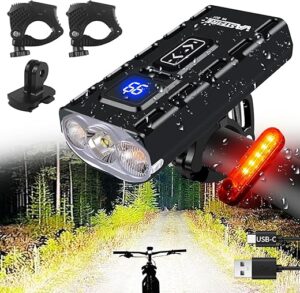 VASTFIRE Waterproof USB-C Rechargeable Bike Lights