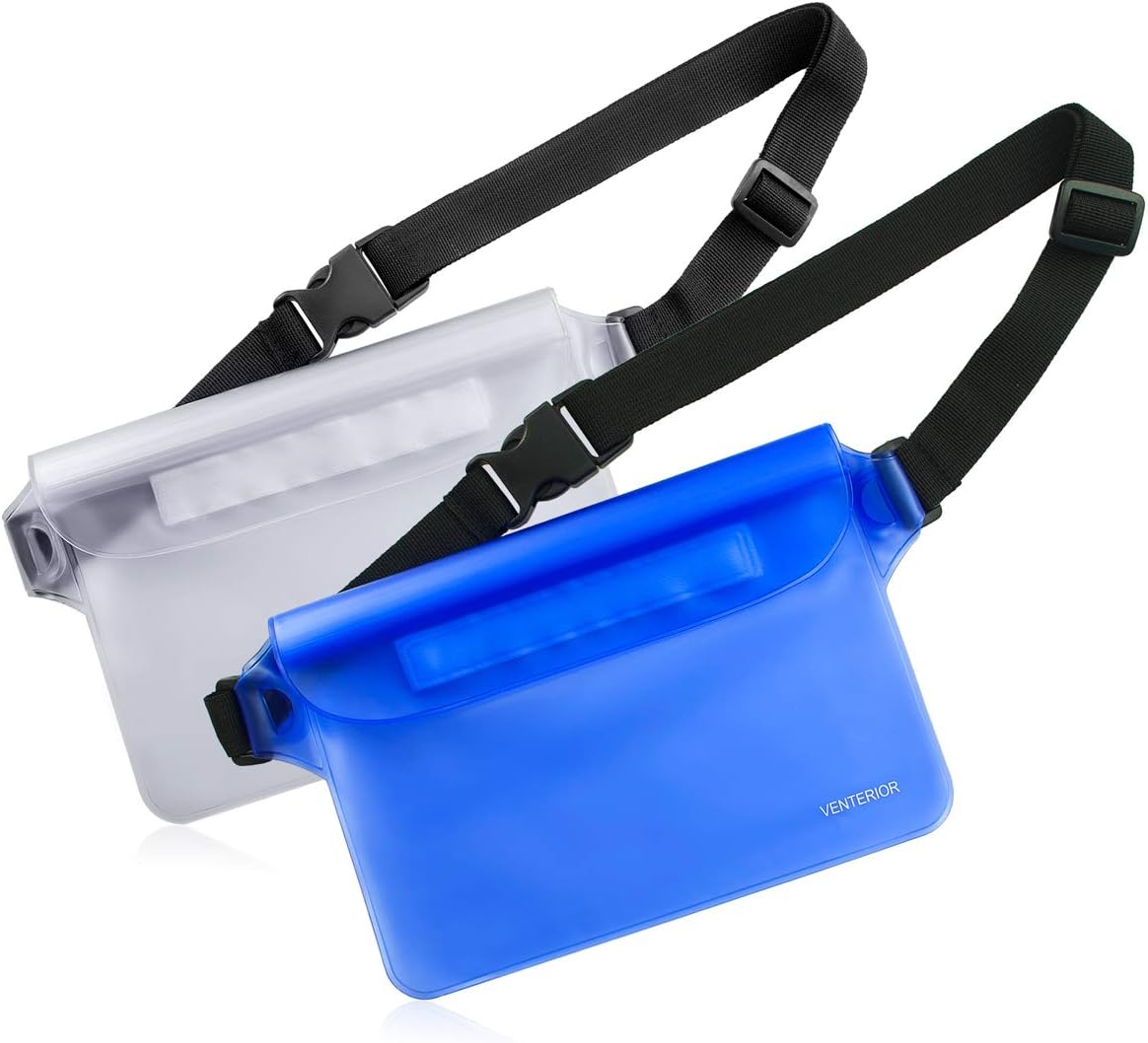 Venterior Waterproof Waist Pouch 2-Pack