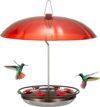Kingsyard Weatherproof Hummingbird Feeder With Metal Lid