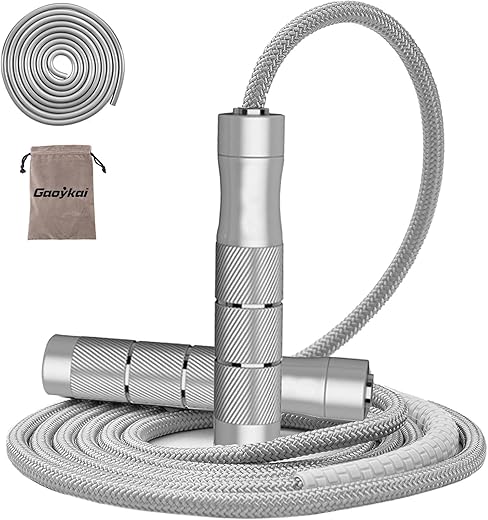 Gaoykai Weighted Jump Rope For Fitness Training