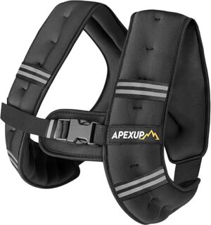 APEXUP Weighted Vest With Reflective Stripe