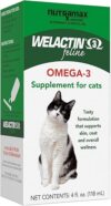 Nutramax Laboratories Welactin Omega-3 Fish Oil Supplement for Cats