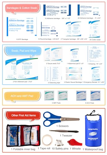 WELL-STRONG Waterproof Boat First Aid Kit, Emergency - Image 4