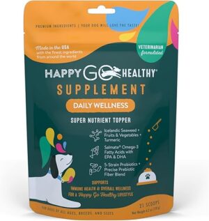 HAPPY GO HEALTHY Wellness Supplements For Dogs’ Immune Support