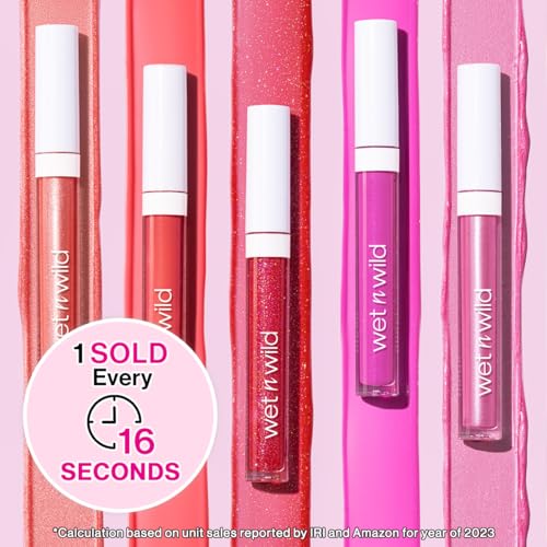 wet n wild MegaSlicks Lip Gloss, Ultra-Gloss Shine, Champagne - Image 2