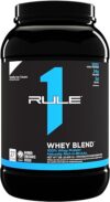 Rule 1 Proteins Whey Blend – Vanilla Ice Cream, 24g