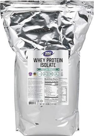 NOW Foods Whey Protein Isolate, 25g With BCAAs