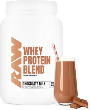 RAW Whey Protein Powder Blend, Chocolate Milk