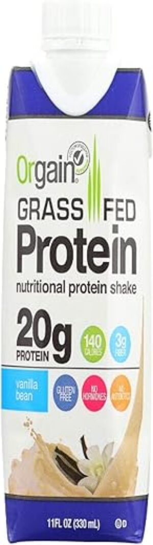Orgain Whey Protein Shake Vanilla Bean 11 Oz