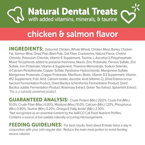 Whimzees Natural Cat Dental Treats, Chicken & Salmon - Image 4