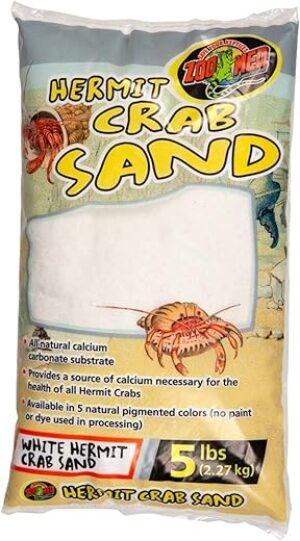 Zoo Med White Hermit Crab Sand 5 lbs