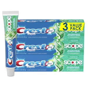 Crest Whitening Toothpaste Pack – Minty Fresh