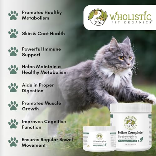 Wholistic Pet Organics Feline Complete Multivitamin & Probiotic Powder - Image 4