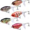 EXAURAFELIS Whopper Plopper Topwater Bass Bait