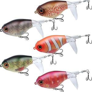 EXAURAFELIS Whopper Plopper Topwater Bass Bait