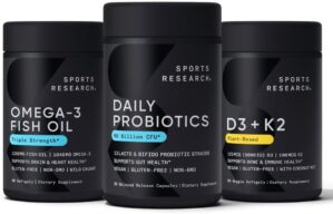 Sports Research Wild Alaskan Pollock Omega 3 Fish Oil