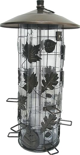 Perky-Pet Wild Bird Metal/Plastic Feeder 9 Ports