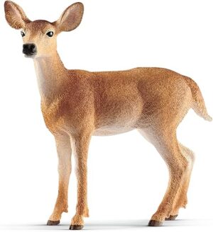 Schleich Wild Life Animal Figurine, White-Tailed Doe