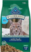 Blue Buffalo Wilderness High-Protein Grain-Free Cat Food, Duck