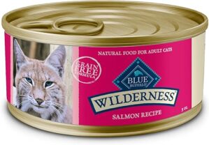 Blue Buffalo Wilderness Natural High-Protein Cat Food, Salmon Paté