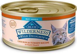 Blue Buffalo Wilderness Wild Delights Meaty Morsels Wet Cat Food