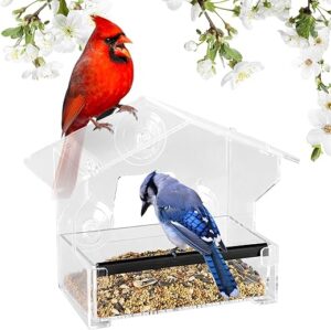 Kingsyard Window Bird Feeder With Suction Cups