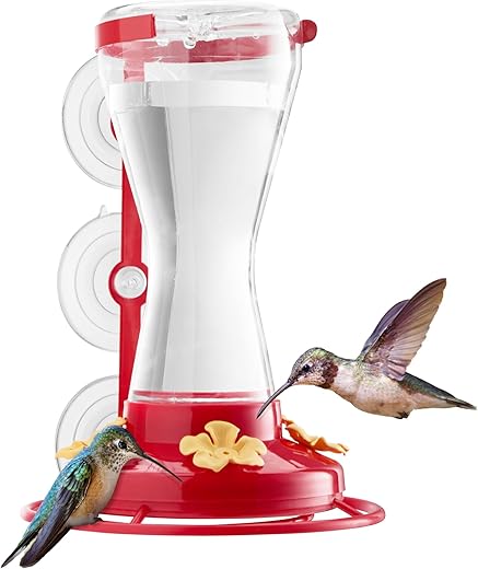Twinkle Star Window Hummingbird Feeder Suction Cup