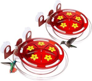 Kingsyard Window Hummingbird Feeders With Ant Moat