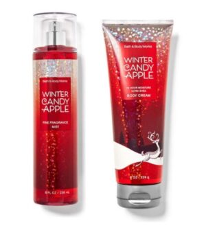Bath & Body Works Winter Candy Apple Gift Set - Mist & Cream