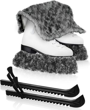 ShinyRelief Winter Ice Skate Guards & Towel Set