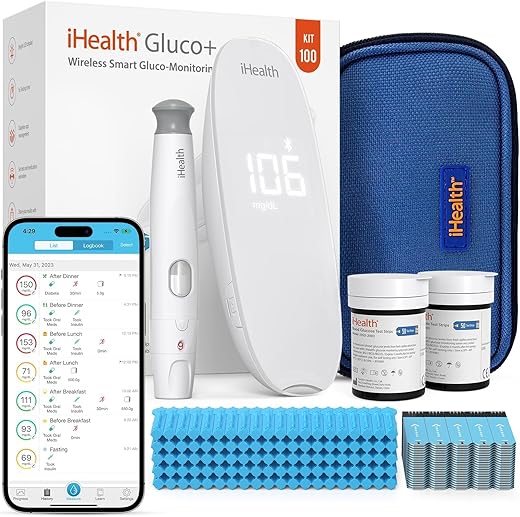 iHealth Wireless Smart Blood Glucose Monitor Kit