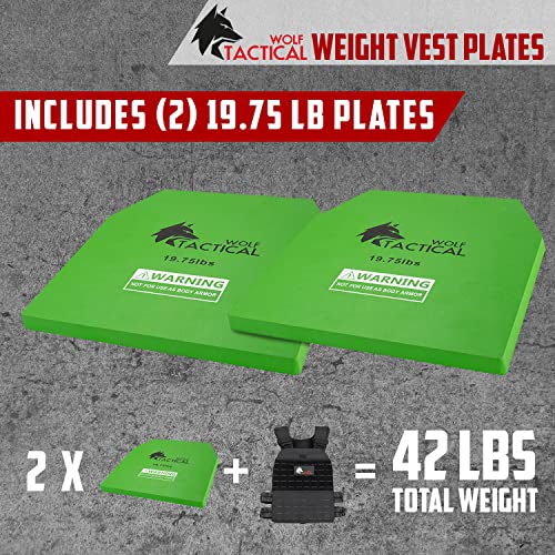 WOLF TACTICAL Weight Vest Plates For Training - Image 2
