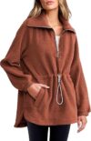 ANRABESS Women Sherpa Fleece Half Zip Pullover