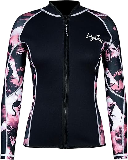 LayaTone Women's 3mm Neoprene Wetsuit Jacket