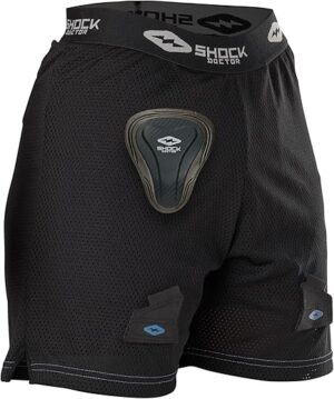 Shock Doctor Women's Core Hockey Shorts With Pelvic Protector