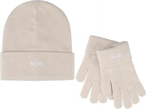 Levi’s Women’s Cuffed Beanie And Glove Set