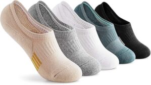 Gonii Women’s Cushioned No Show Athletic Socks