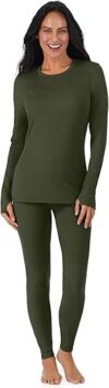 Cuddl Duds Women’s Fleece Lined Thermal Lounge Set