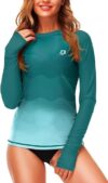 Deerose Women’s Gradient Rash Guard UPF 50+