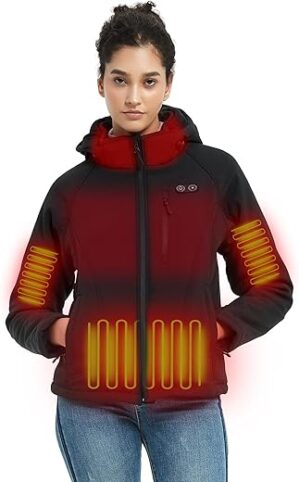 LOFINIMO Women’s Heated Jacket With Battery Pack