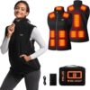LORUSAFF Women’s Heated Vest With Battery Pack