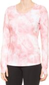 RBX Women’s Lightweight Tie Dye Long Sleeve T-Shirt