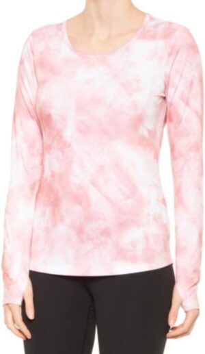 RBX Women’s Lightweight Tie Dye Long Sleeve T-Shirt