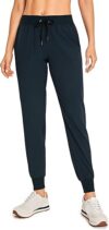 CRZ YOGA Women’s Lightweight Workout Joggers With Pockets